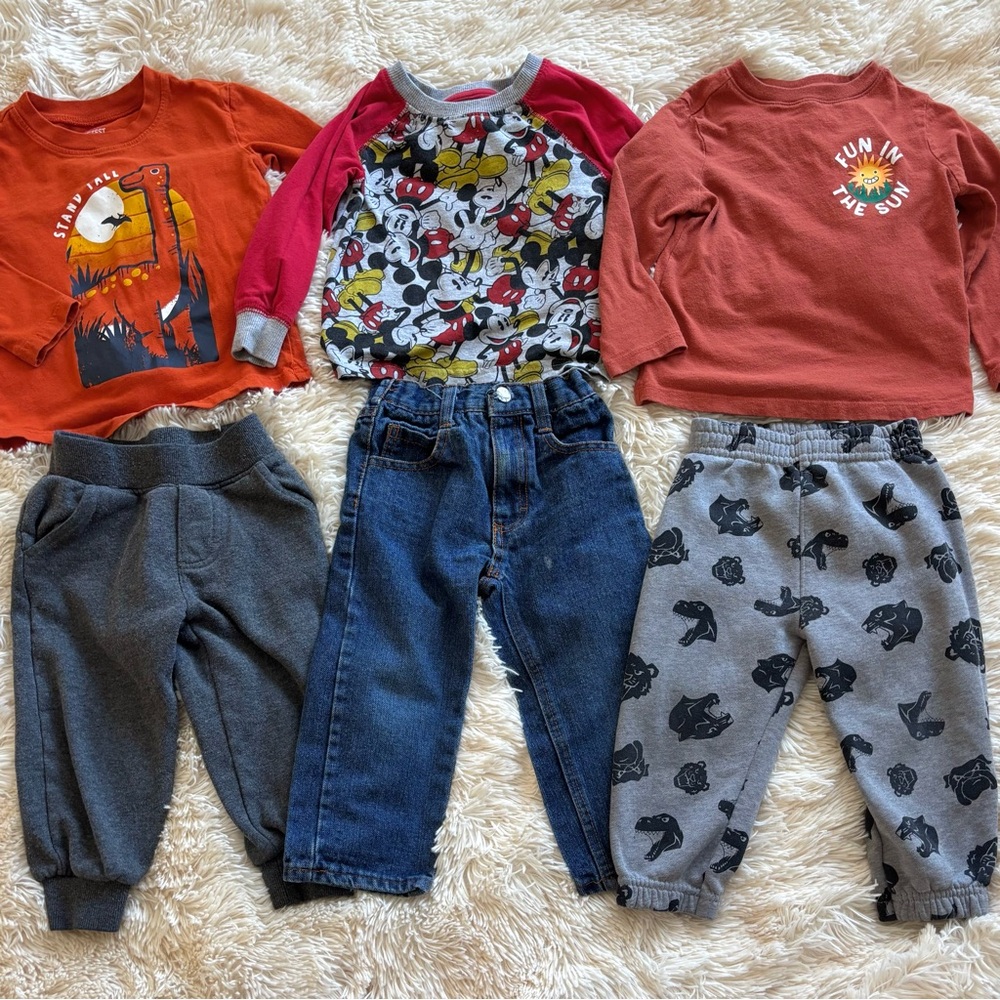 Toddler Boys 2T Fall/Winter Clothing Bundle